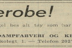 Bilde av Sandefjords Dampfarveri og Kemisk Renseri